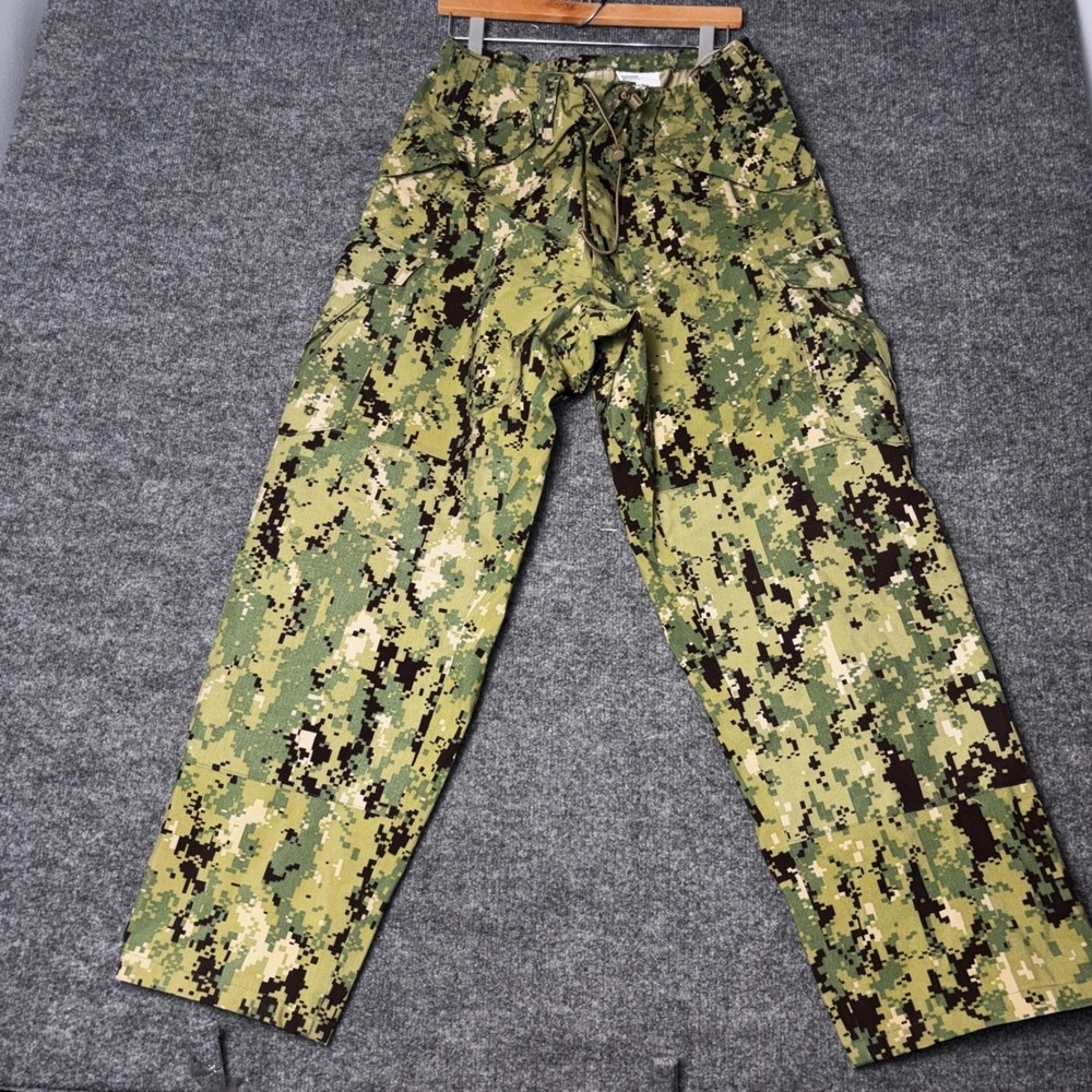 Valley Apparel US Navy Waterproof Pants Men's M Reg AOR2 Type III APEC Gore-Tex
